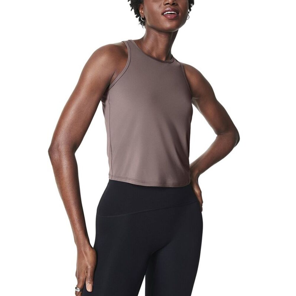 Spanx® Womens  Butter Keyhole Tank, Grey